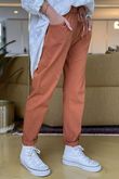 Made in Italy Luxury Smooth Magic Trouser Rust